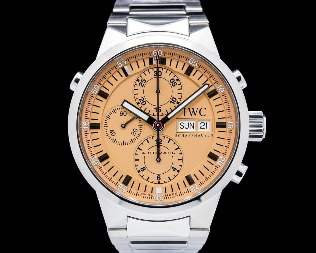 Image of IWC IW371513 GST Rattrapante Chronograph SS Salmon Dial