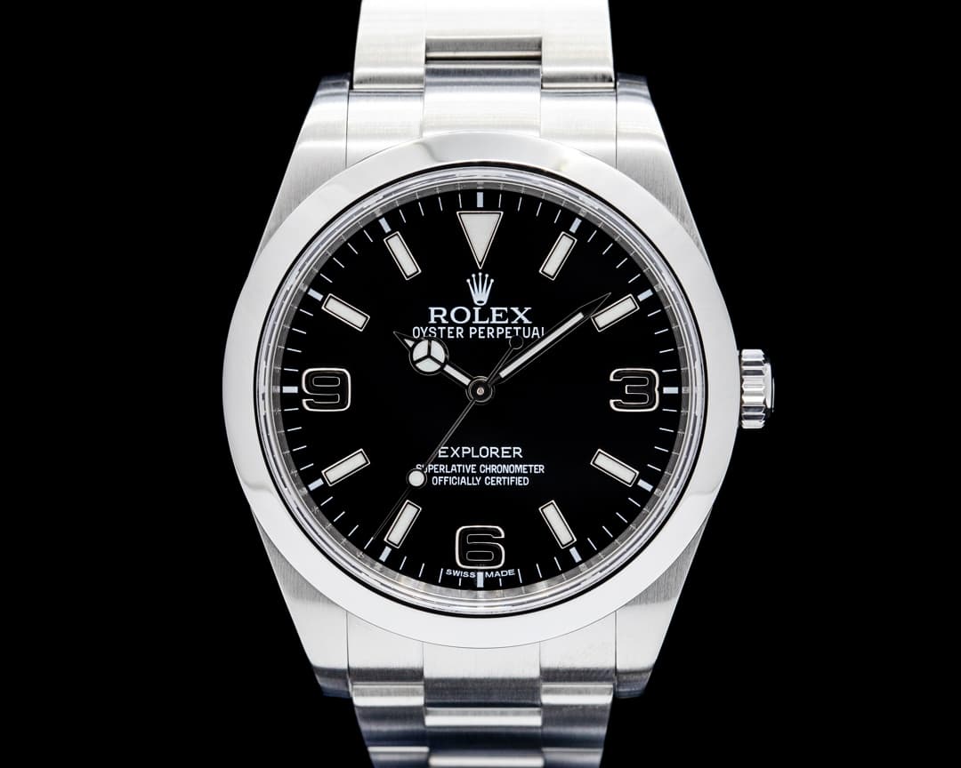 Image of Rolex 214270 Explorer I SS Black Dial