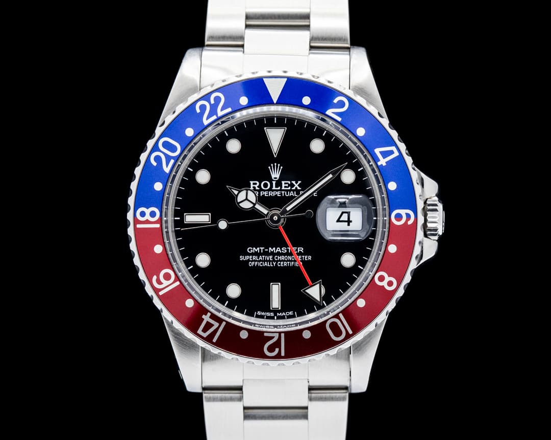 Rolex 16750 GMT-Master SS Black Dial Circa. 1987