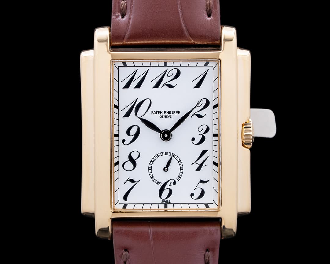 Image of Patek Philippe 5024J Gondolo 18K Yellow Gold White Dial