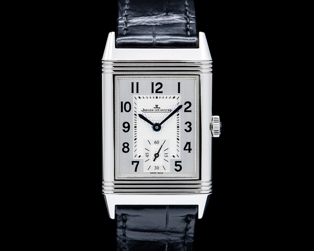 Image of Jaeger LeCoultre Q2438520 Reverso Classic Medium Small Seconds SS Silver Dial