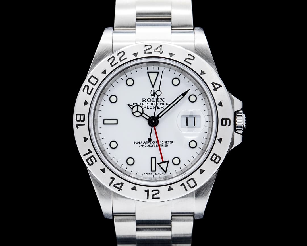 Image of Rolex 16570 Explorer II SS White Dial Circa. 2002