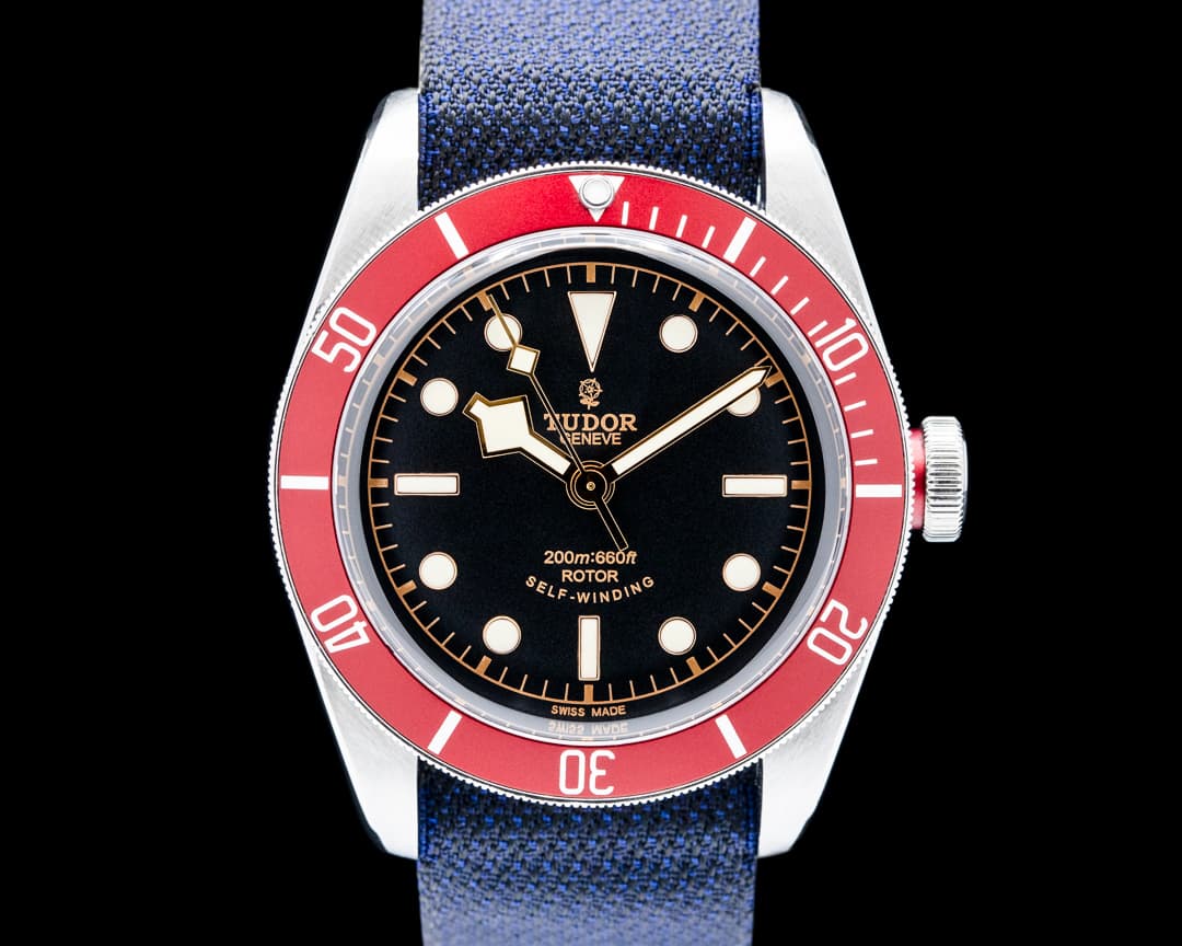 Image of Tudor 79220R Heritage Black Bay Red SS Black Dial