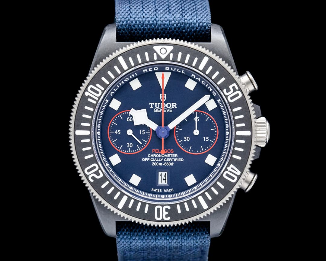 Tudor 25807KN Pelagos FXD Chronograph "Alinghi Red Bull Racing" Blue Dial 2025