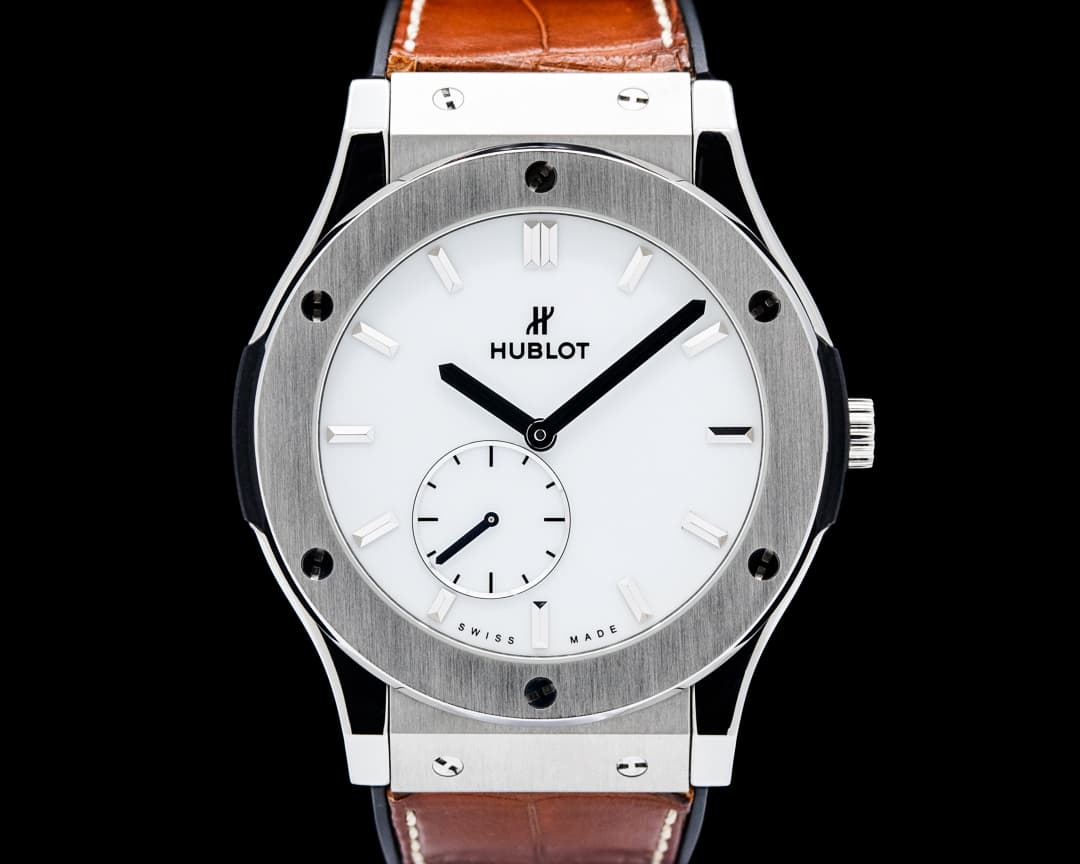 Hublot Classic Fusion Ultra-Thin 45mm Titanium White Dial