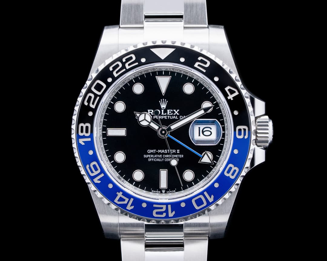 Image of Rolex 126710BLNR GMT-Master II "Batman" SS Black Dial