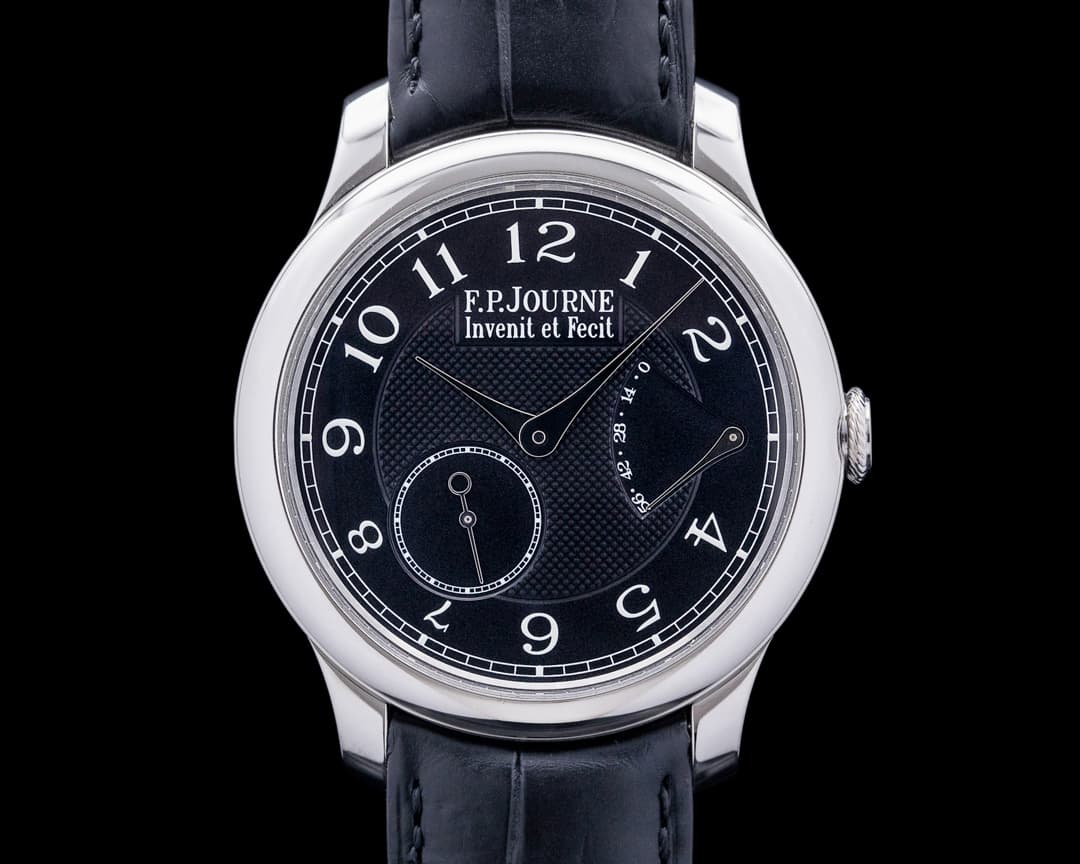 F. P. Journe Chronometre Souverain Black Label Platinum Black Dial