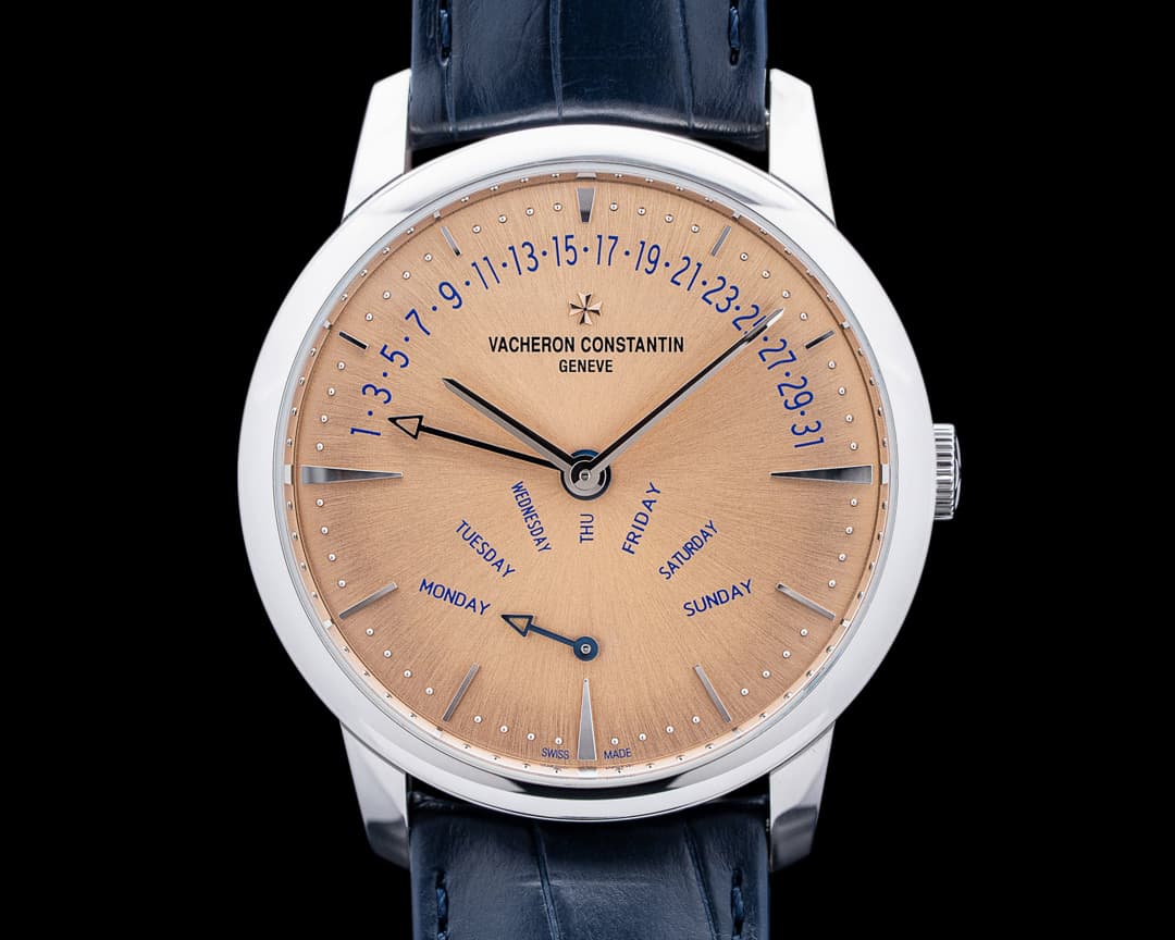 Image of Vacheron Constantin 4000U Patrimony Retrograde Day-Date Platinum Salmon Dial 2025