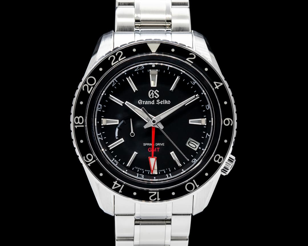 Image of Grand Seiko SBGE201 Sport Collection Spring Drive GMT SS Black Dial
