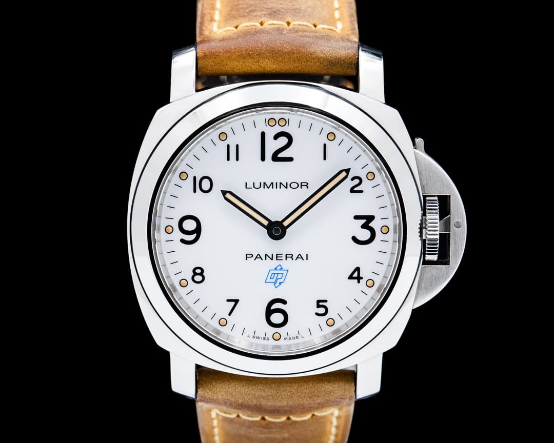 Image of Panerai PAM00630 Luminor Base Logo Stainless Steel White Dial