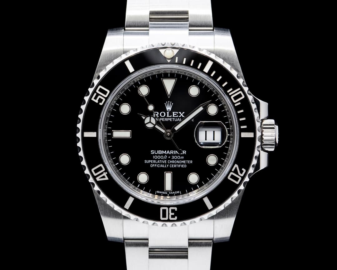 Rolex 116610LN Submariner Ceramic SS Black Dial