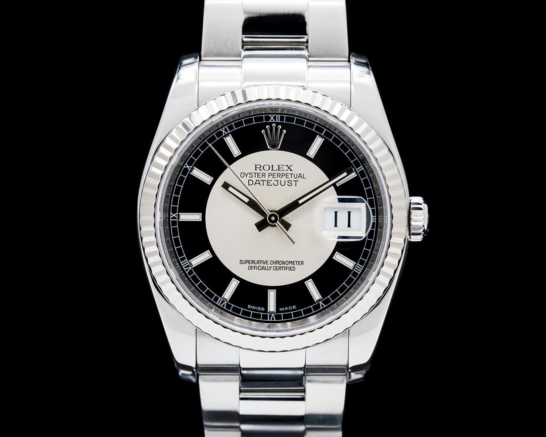 Image of Rolex 116234 Datejust 36MM SS Black Tuxedo Dial