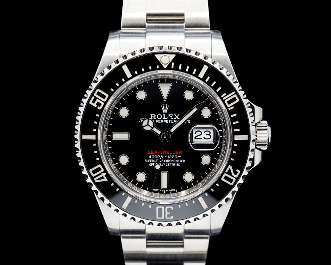 Rolex 126600 Sea-Dweller Deep Sea SS Black Dial