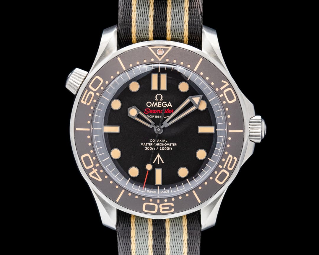 Image of Omega Seamaster Diver 300M 007 Edition Titanium Brown Dial