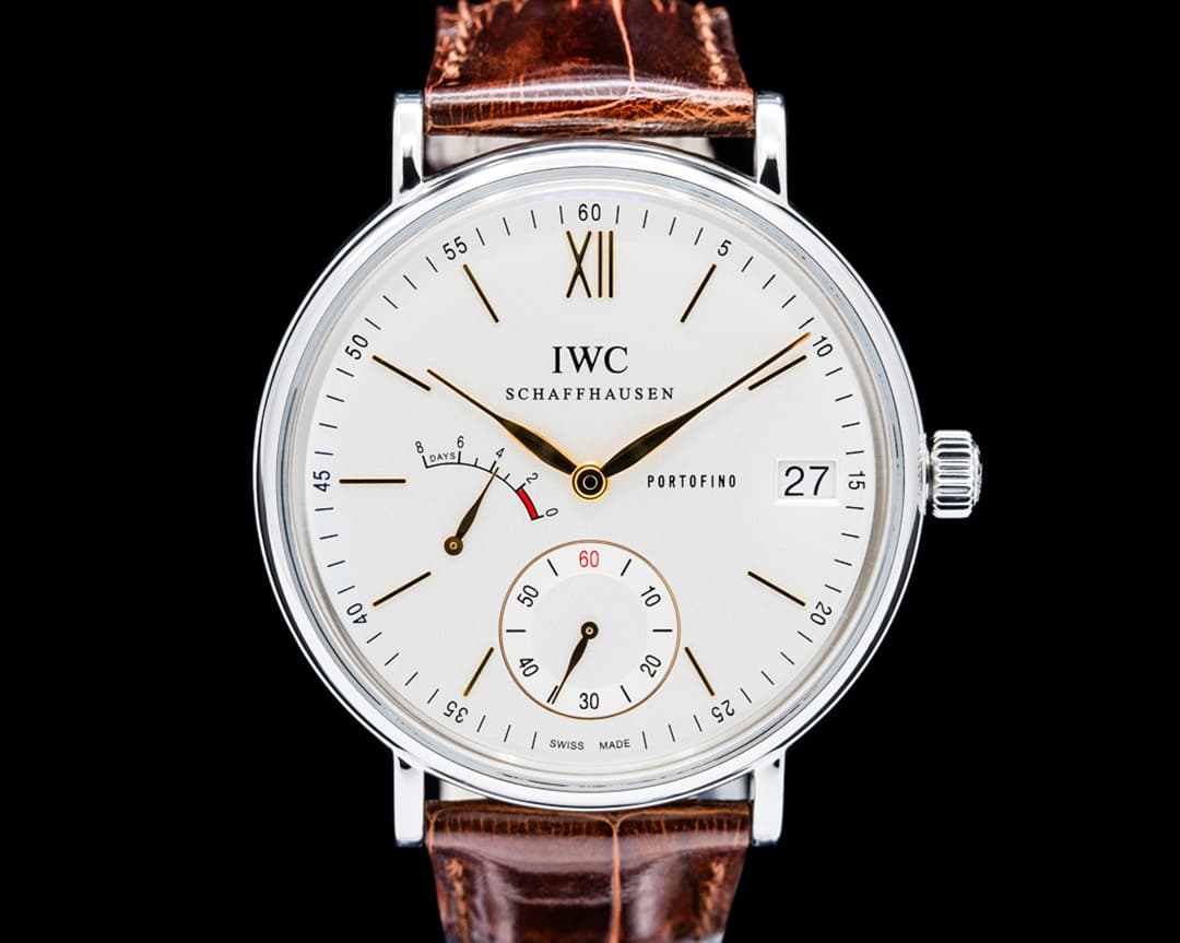 IWC IW510103 Portofino Hand-Wound Eight Days SS Silver Dial