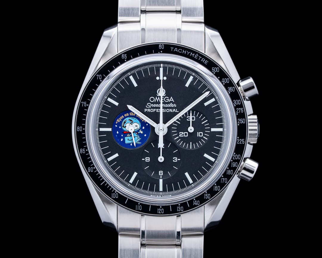 Omega 3578.51.00 Speedmaster Professional Snoopy Award SS Black Dial LIMITED