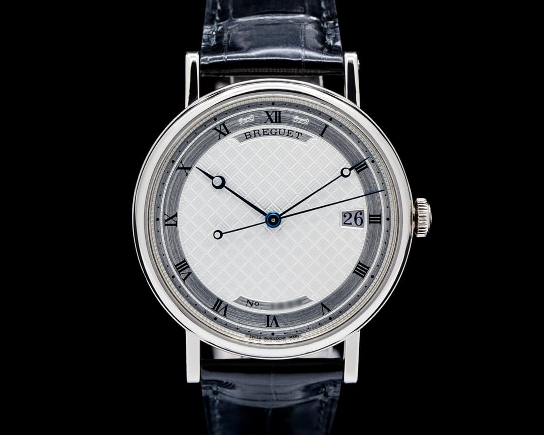 Image of Breguet 5177BB Classique 18K White Gold Silver Guilloche Dial