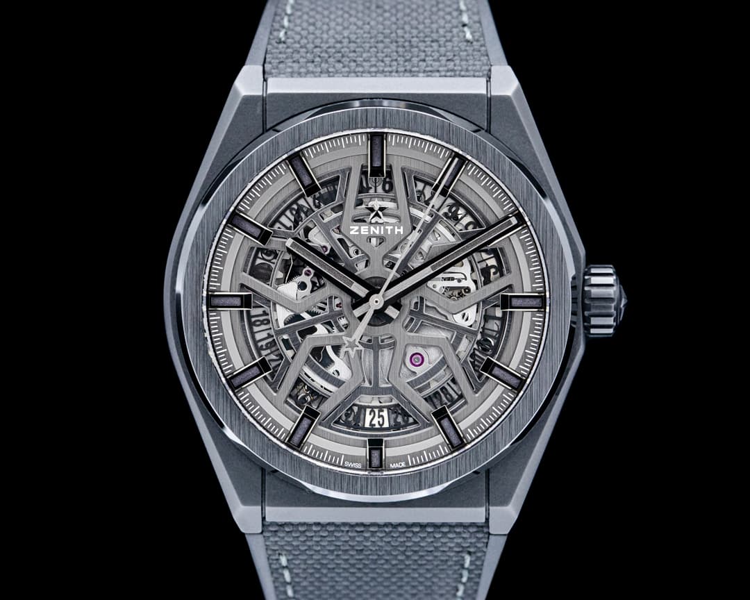 Image of Zenith Defy Classic Skeleton Ceramic Black Dial