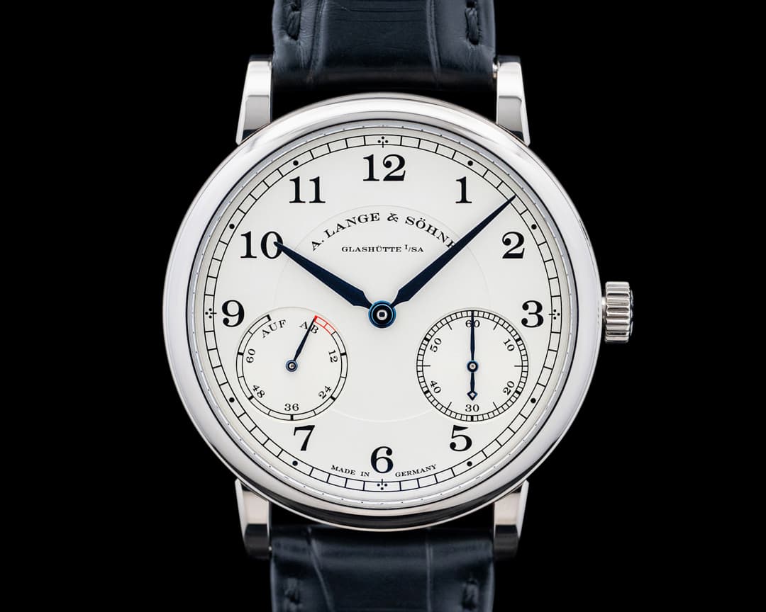 A. Lange and Sohne 234.026 1815 Up/Down 18K White Gold Silver Dial
