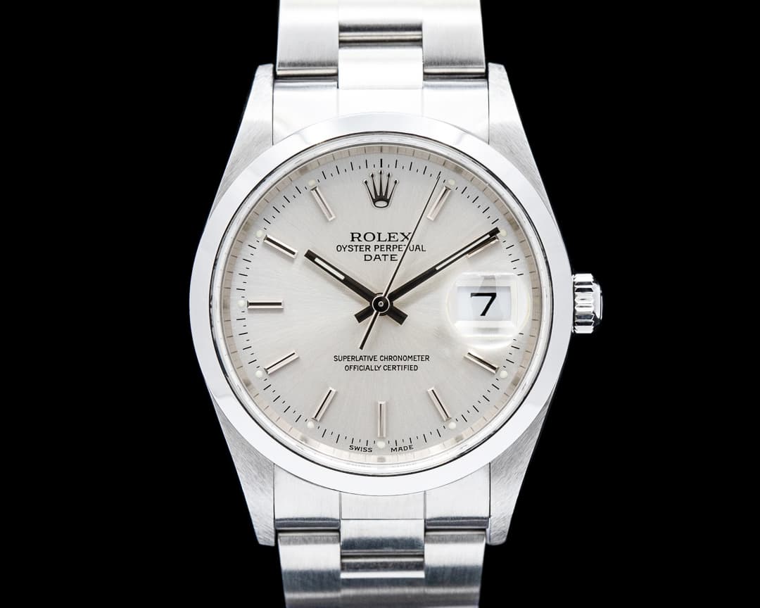 Rolex 15200 Oyster Perpetual Date SS Silver Dial Circa. 2003