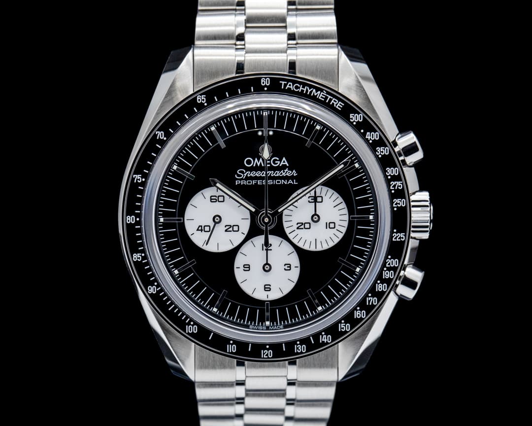 Image of Omega Speedmaster Professional Moonwatch SS Black Dial
