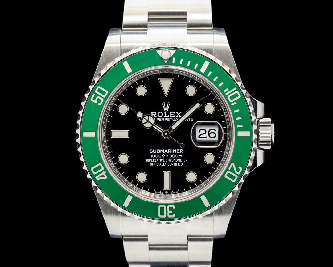 Image of Rolex 126610LV Submariner Date "Starbucks" SS Black Dial
