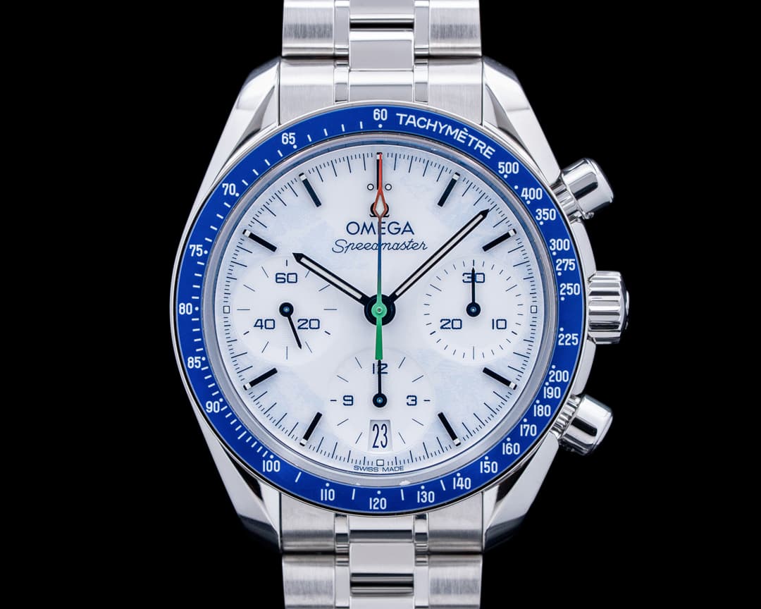 Omega Speedmaster 38 Milano Cortina 2026 SS White Dial 2026