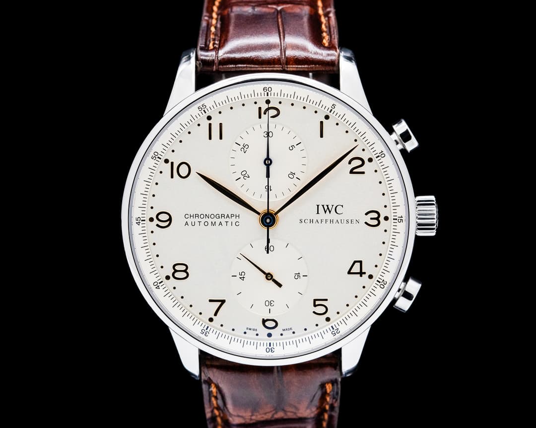 IWC IW371445 Portugieser Chronograph SS Silver Dial
