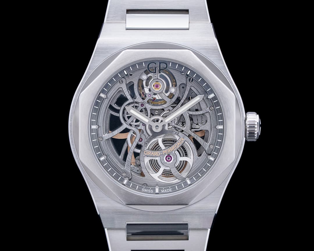 Girard Perregaux 81015 Laureato SS Skeleton Dial
