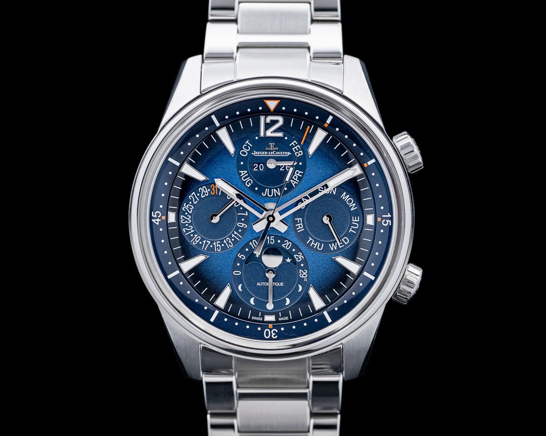 Jaeger LeCoultre Q9088180 Polaris Perpetual Calendar SS Blue Dial