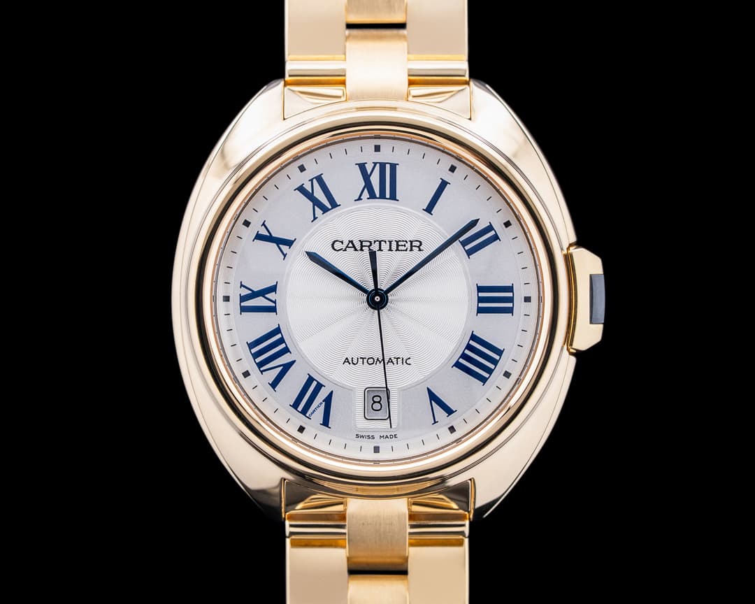 Cartier WGCL0003 Cle de Cartier 18K Yellow Gold Silver Dial
