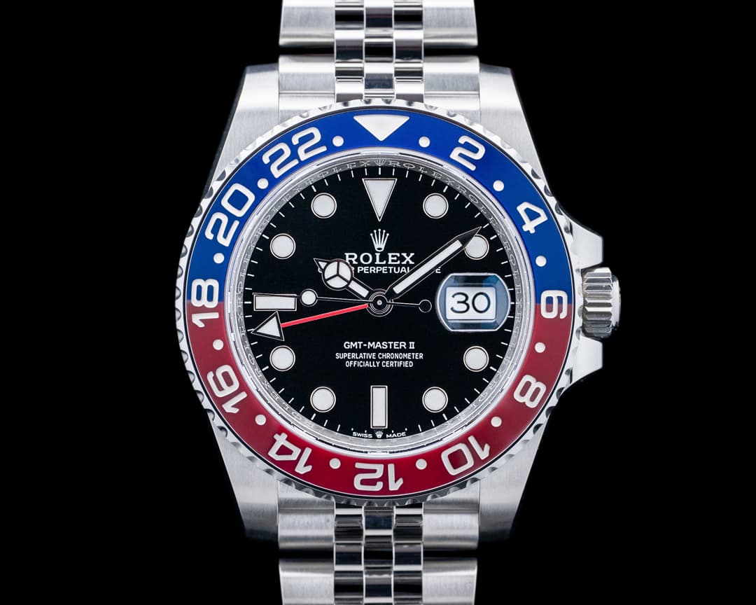 Image of Rolex 126710BLRO GMT-Master II "Pepsi" Jubilee SS Black Dial UNWORN