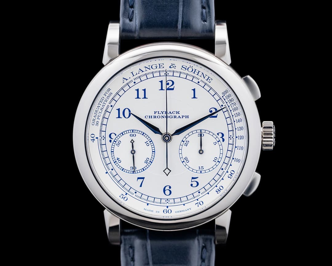 A. Lange and Sohne 1815 Chronograph Pulsometer Boutique 18K WG Silver Dial 2026