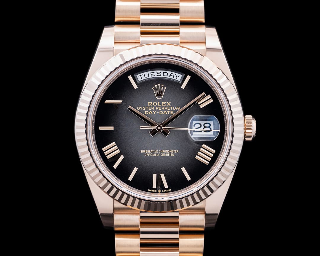 Image of Rolex 228235 Day-Date 40MM 18K Everose Slate Gray Ombre 2025