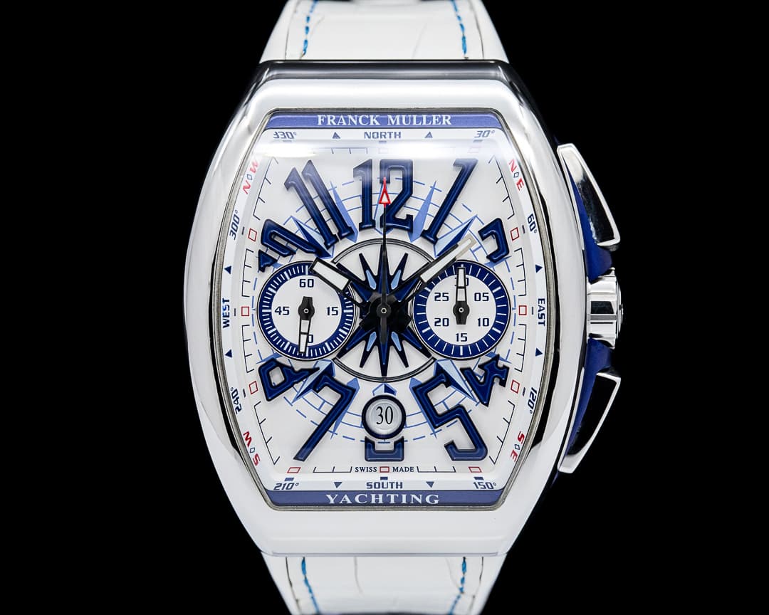 Image of Franck Muller Vanguard Yachting SS White Dial
