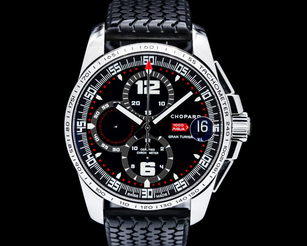 Image of Chopard 168459 Mille Miglia Gran Turismo XL Chrono SS Black Dial