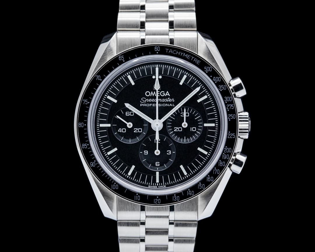 Image of Omega Speedmaster Professional Moonwatch SS Black Dial