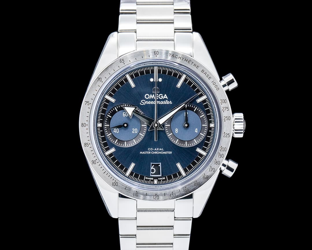 Image of Omega Speedmaster 57 SS Blue Dial