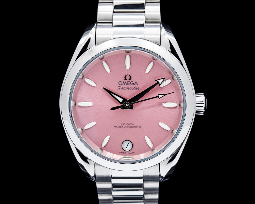 Image of Omega Seamaster Aqua Terra 150M Shades SS Shell Pink Dial