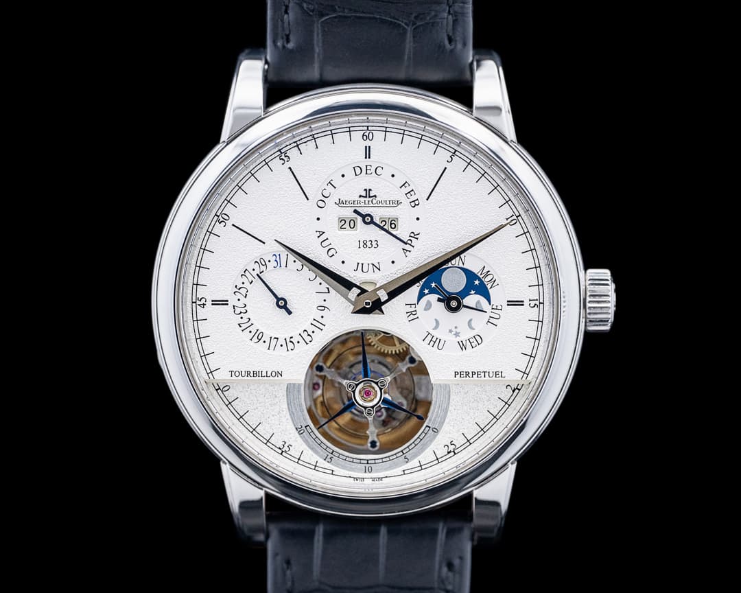 Jaeger LeCoultre Master Grande Tradition Tourbillon Cylindrique Perpetual Platinum