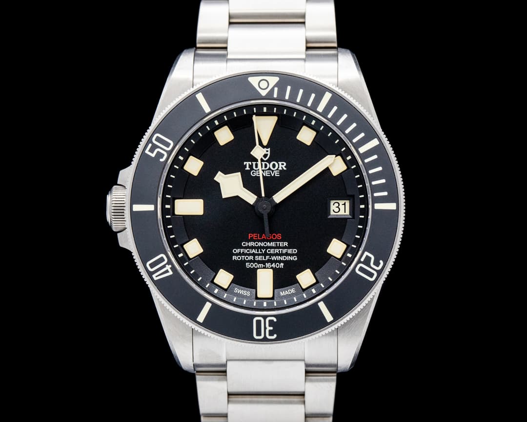 Image of Tudor 25610TNL Pelagos LHD Titanium Black Dial