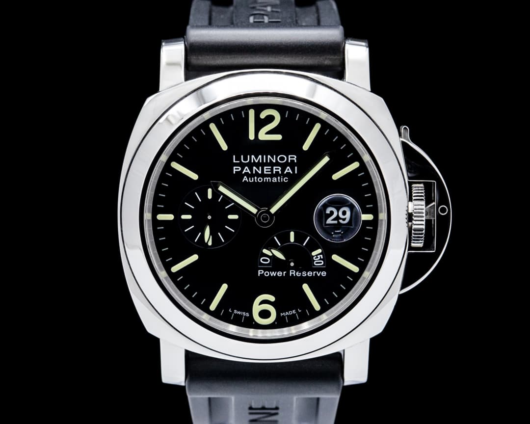 Panerai PAM01090 Luminor Power Reserve Automatic SS Black Dial LIMITED