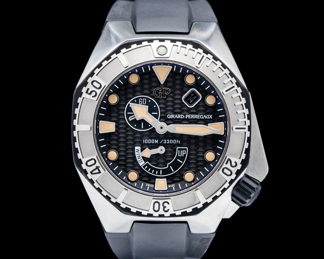 Image of Girard-Perregaux 49960 Sea Hawk SS Black Dial