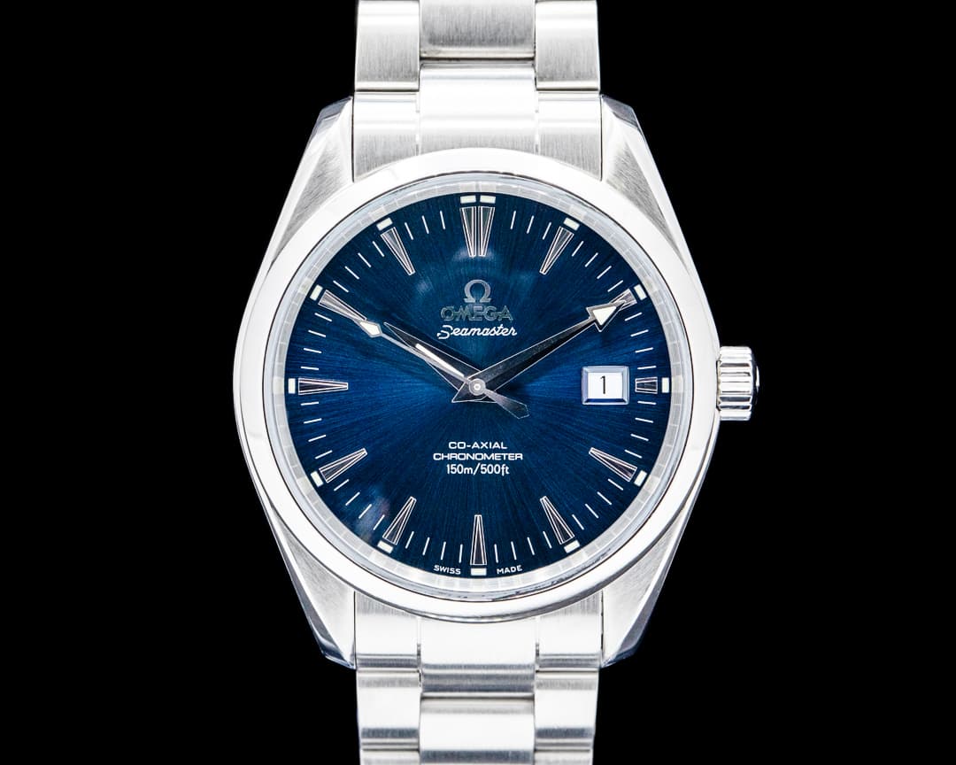 Omega 2504.80.00 Seamaster Aqua Terra SS Blue Dial