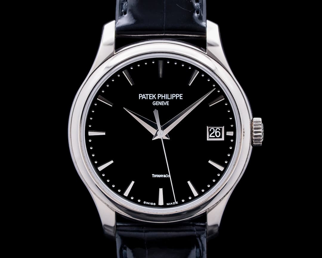 Image of Patek Philippe 5227G Calatrava "TIFFANY & CO." 18K White Gold Black Dial