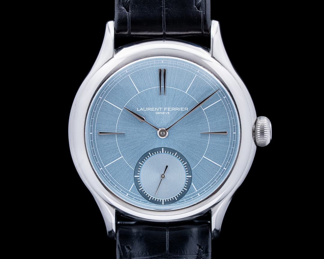 Image of Laurent Ferrier Classic Micro-Rotor Ice Blue SS Blue Dial