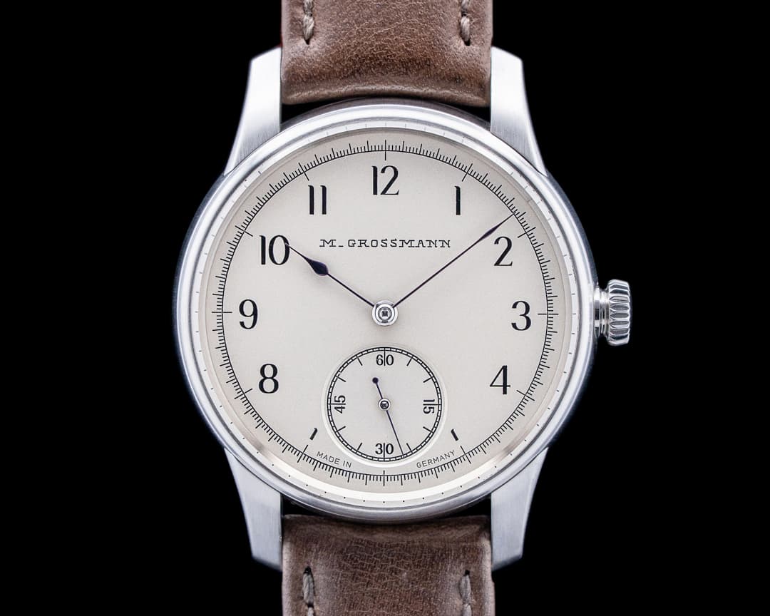 Image of Moritz Grossmann MG-003105 Benu 37 Japan SS Silver Dial LIMITED