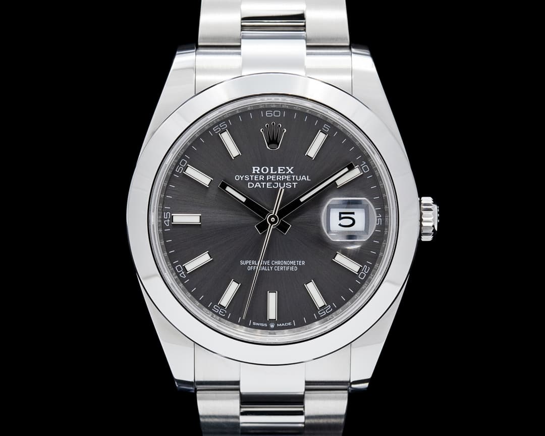 Image of Rolex 126300 Datejust 41 SS Rhodium Stick Dial