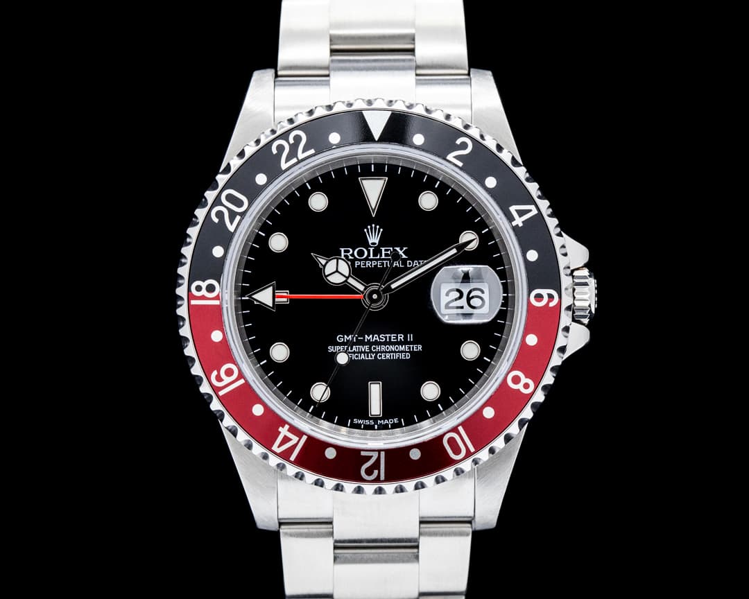 Rolex 16710A GMT-Master II "Coke" SS Black Dial