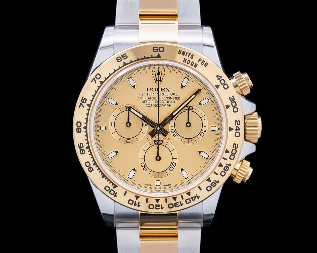 Rolex 116503 Daytona 18K YG / SS Champagne Dial